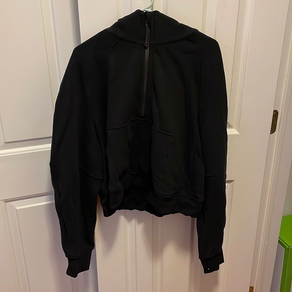 lululemon | Scuba Oversized 1/2 Zip Hoodie - Black | Womens XL/XXL